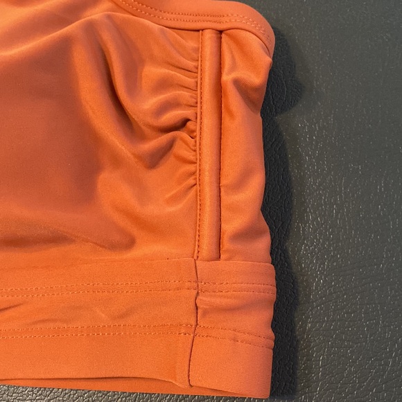 NWT Xhileration Bathing Suit Top Rust. Adjustable Straps Sewn in Pads No Wire - Picture 6 of 6